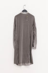 BORIS BIDJAN SABERI Midi Shirt SS22 SHIRT2 F1505F+F035 Charcoal Grey
